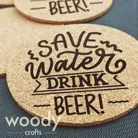 Base copos save water drink beer
