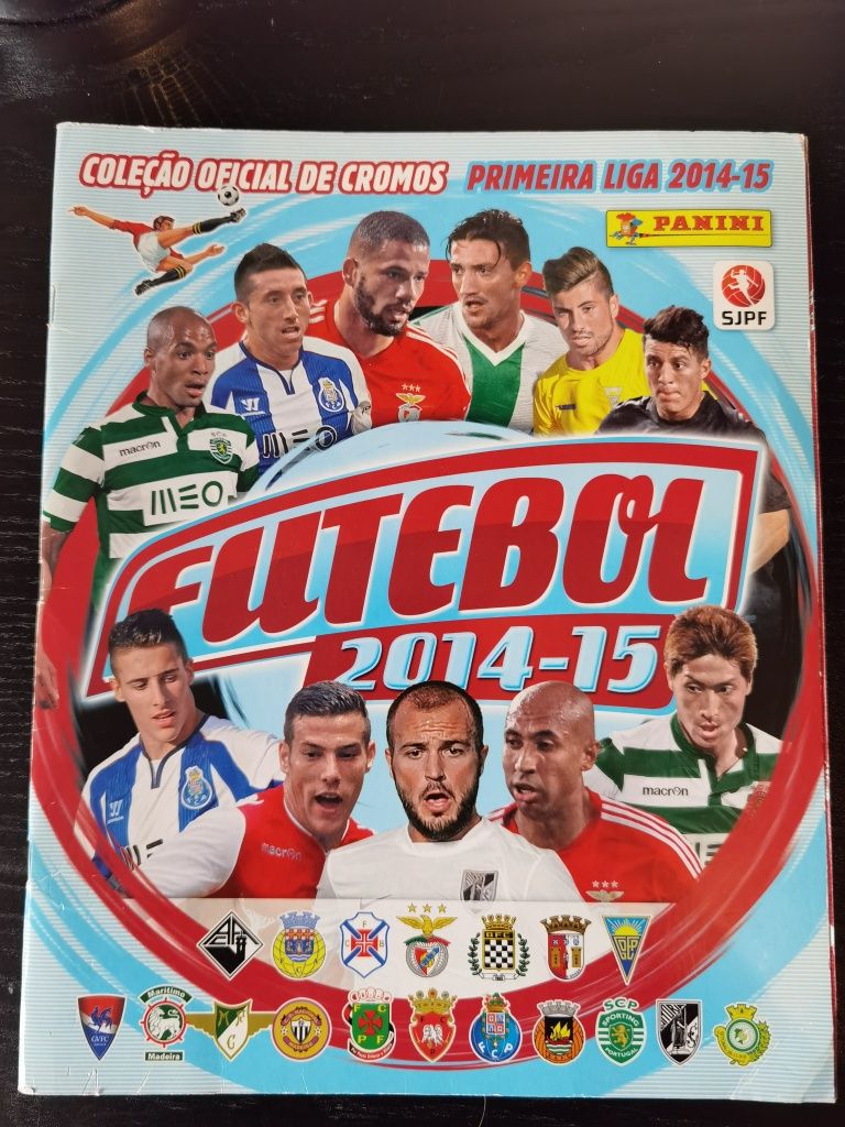 Caderneta Futebol 2014/2015 Panini (175 cromos colados)
