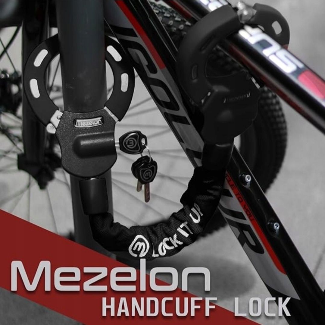 Zabezpieczenie rowerowe blokada koła Mezelon E 8 mm Mezelon E 8 mm
