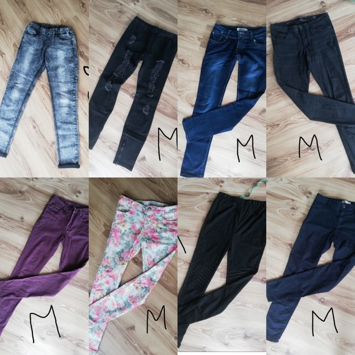 Spodnie damskie M komplet zestaw spodni