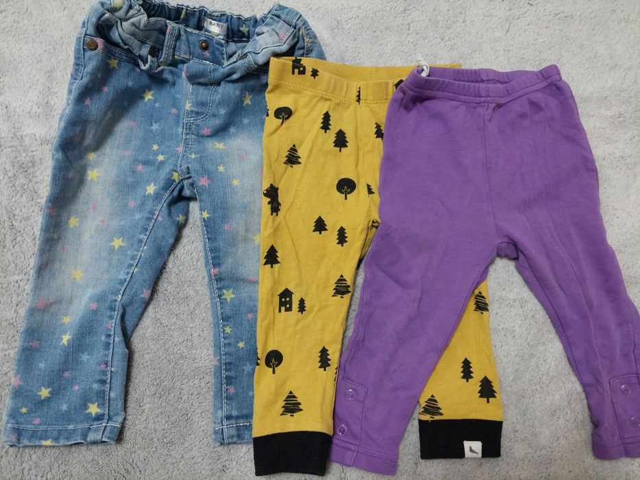 Zestaw długich spodni r 80