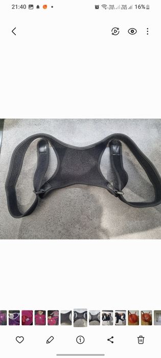 Pajączek korekta postawy korektor czarny