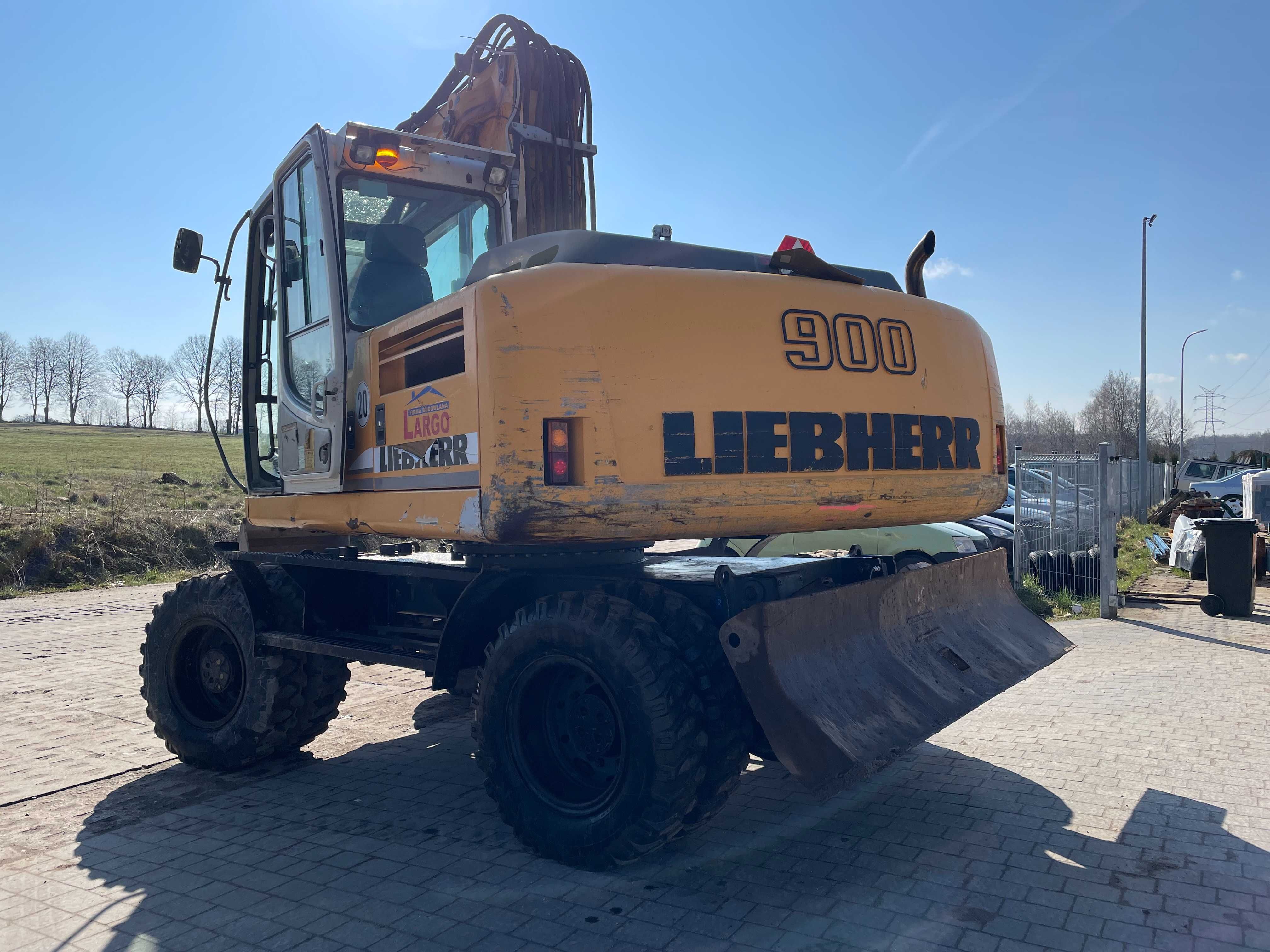 Koparka kołowa LIEBHERR A900 STAN BDB, SPRAWNA,WEBASTO,gotowa do pracy