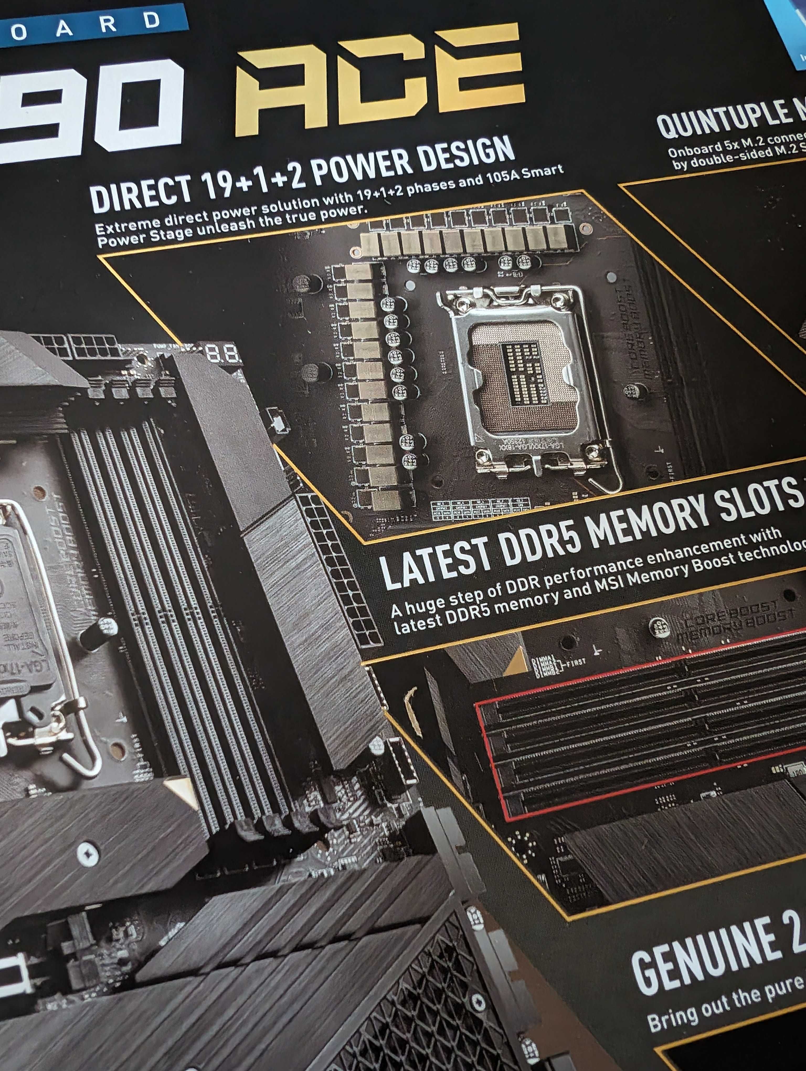 Нова материнская плата MSI MEG Z690 ACE Lga 1700