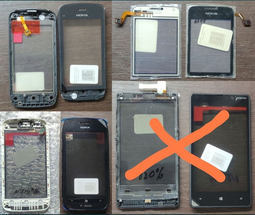 Nokia дисплеи, тачскрины для телефонов до 2014 года выпуска. Описание