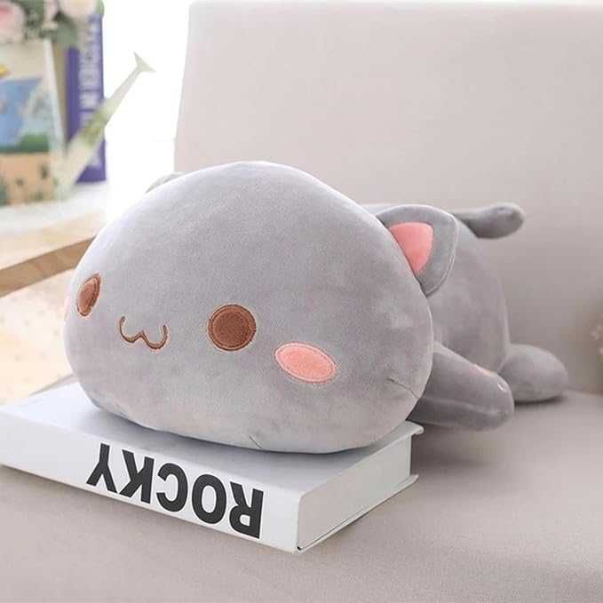 Pluszak Pluszowy Kotek Cute Smile Cat Kawaii