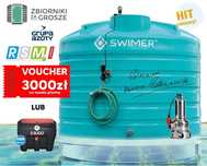 PROMOCJA! SWIMER Zbiornik na RSM 22000l z pompą i wężęm