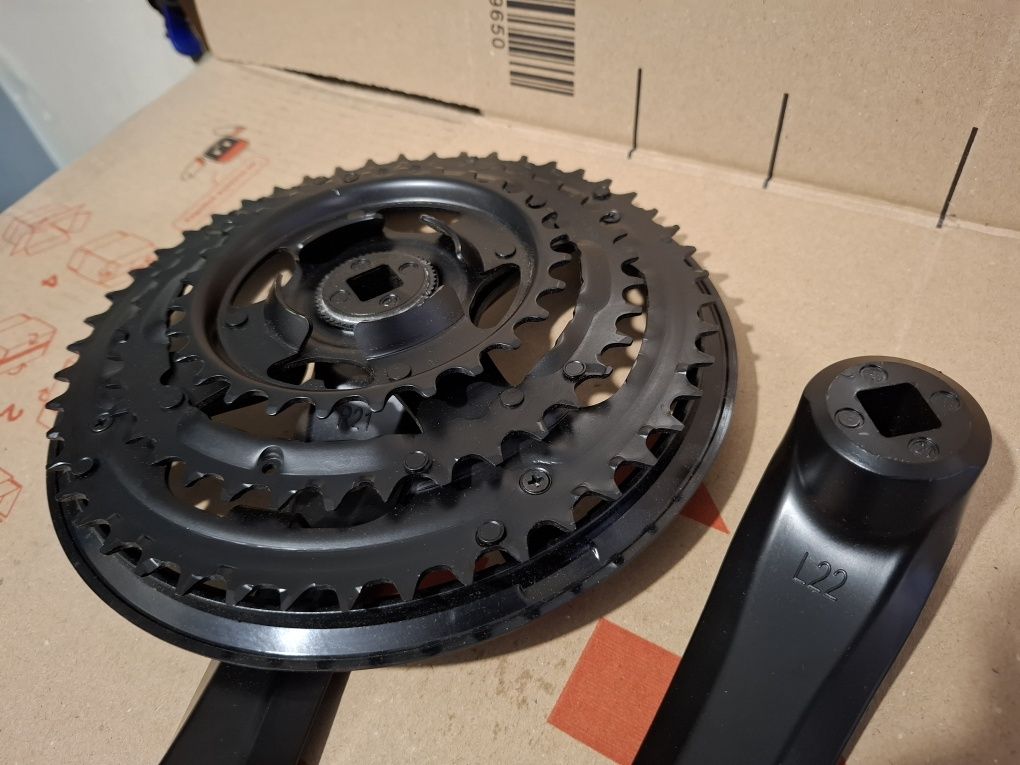 ВЕЛОсипедные шатуны алюм. Shimano FC-TY501:(42/34/24 и 48/38/28). .
