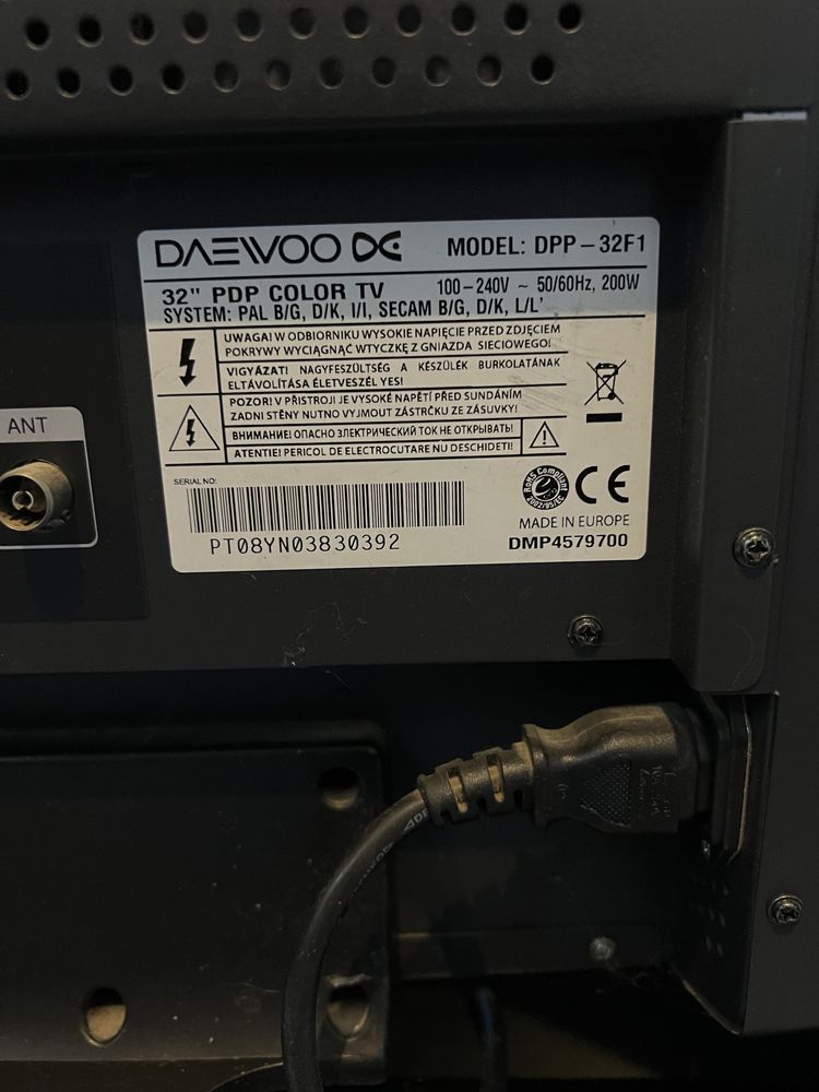 Telewizor Daevoo Plasma Digital Dream 32