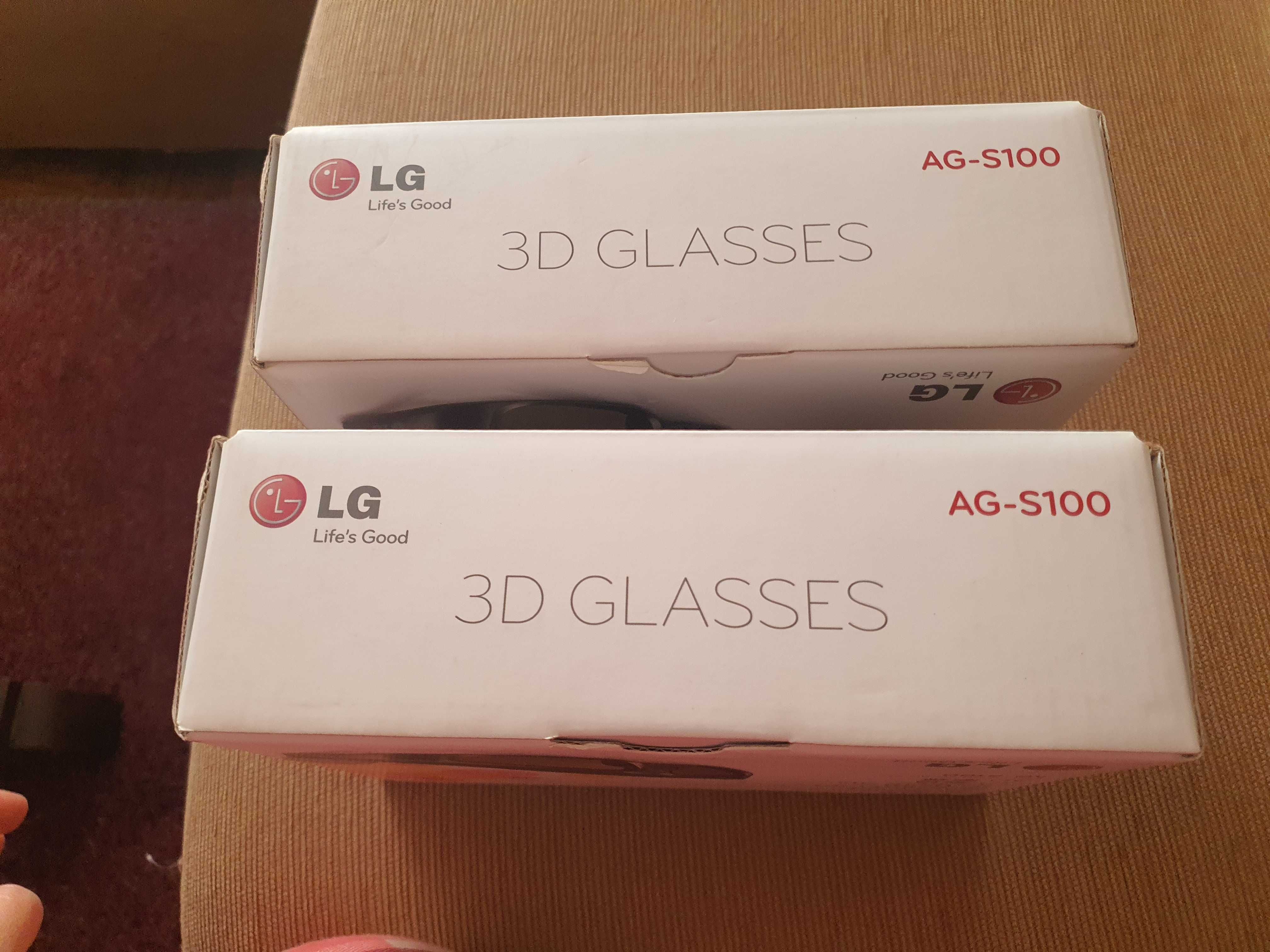 5 pares de óculos LG 3D modelo AG-100