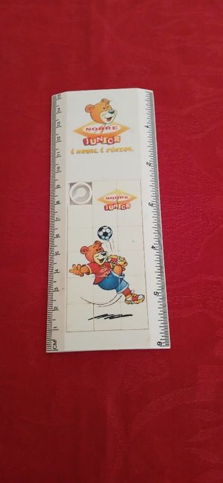 Régua com jogo da paciência, antiga