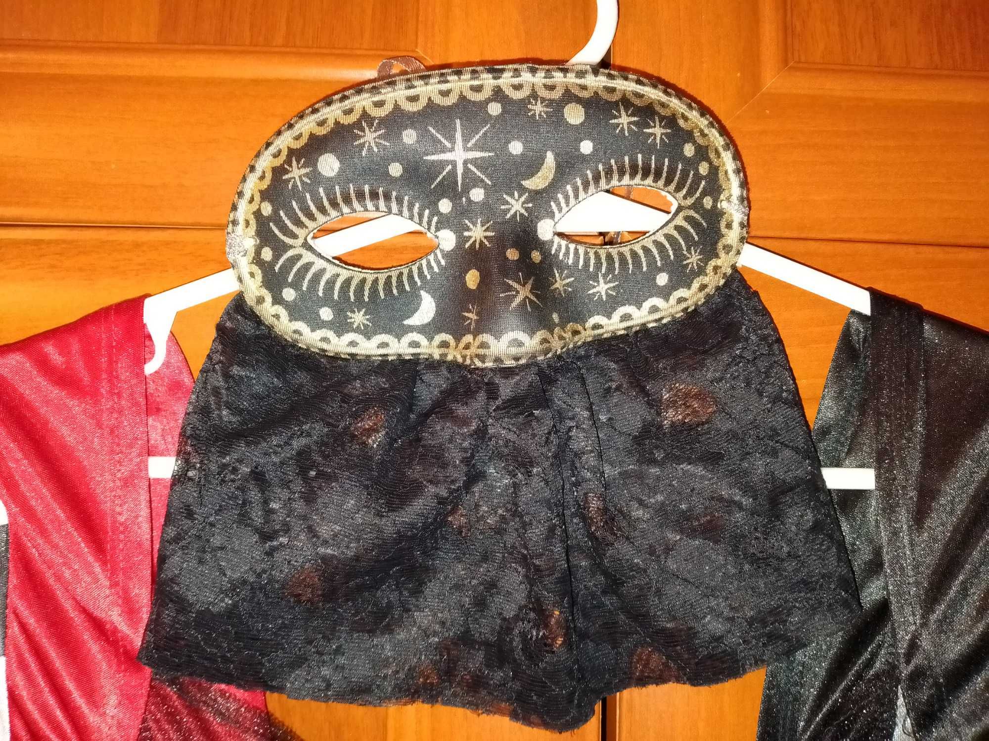 Карнавальное платье Коломбина. Клоунесса 44-48 размер+ маска