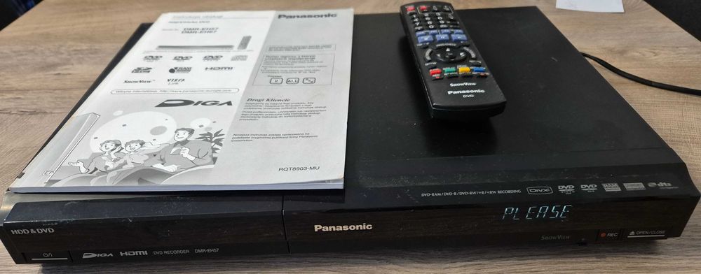 Nagrywarka Panasonic dvd DMR-EH57