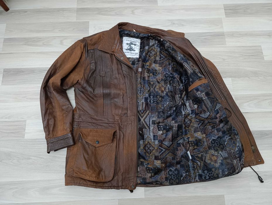 Куртка шкіряна чоловіча RB розмір L