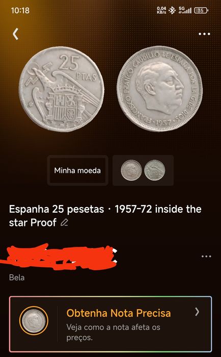Moeda raríssima 1957