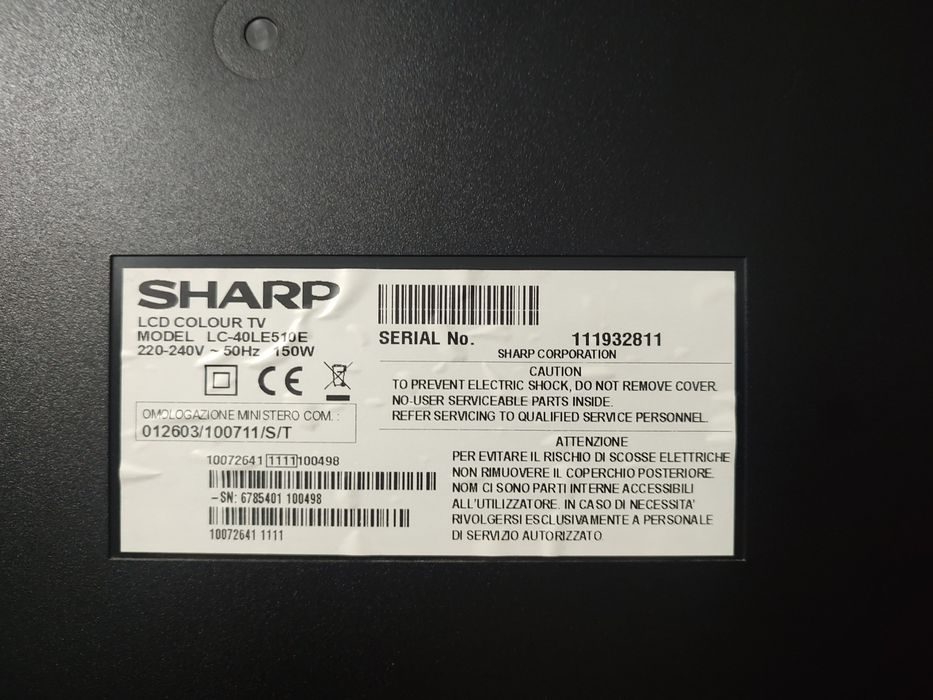 Telewizor 40 " cali Sharp stan bdb