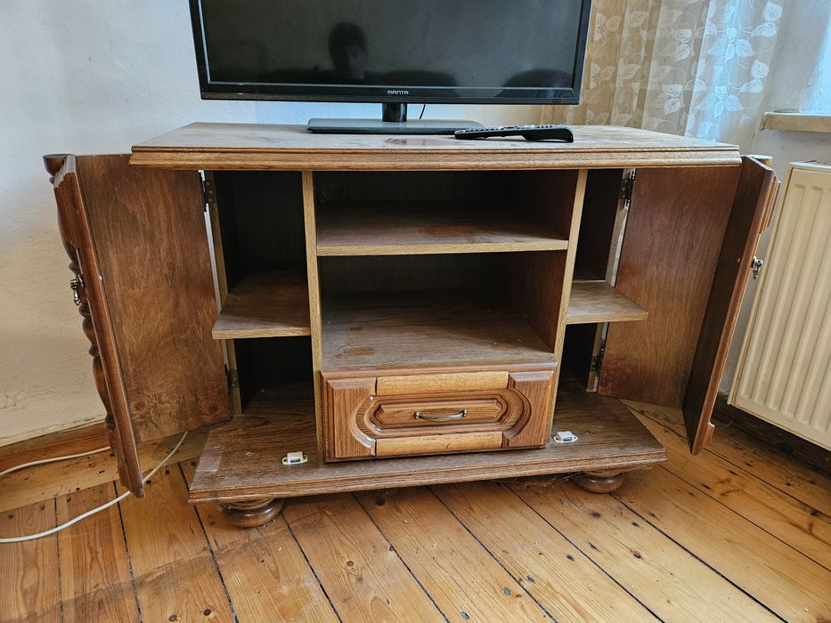 Szafka tv komoda regał ława szafka antyczna drewniana
