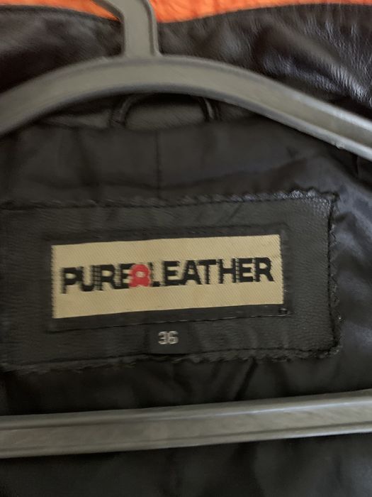 Casaco de pele preto