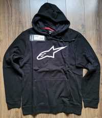 bluza z kapturem Alpinestars Ageless II Fleece XL czarna hoodie NOWA