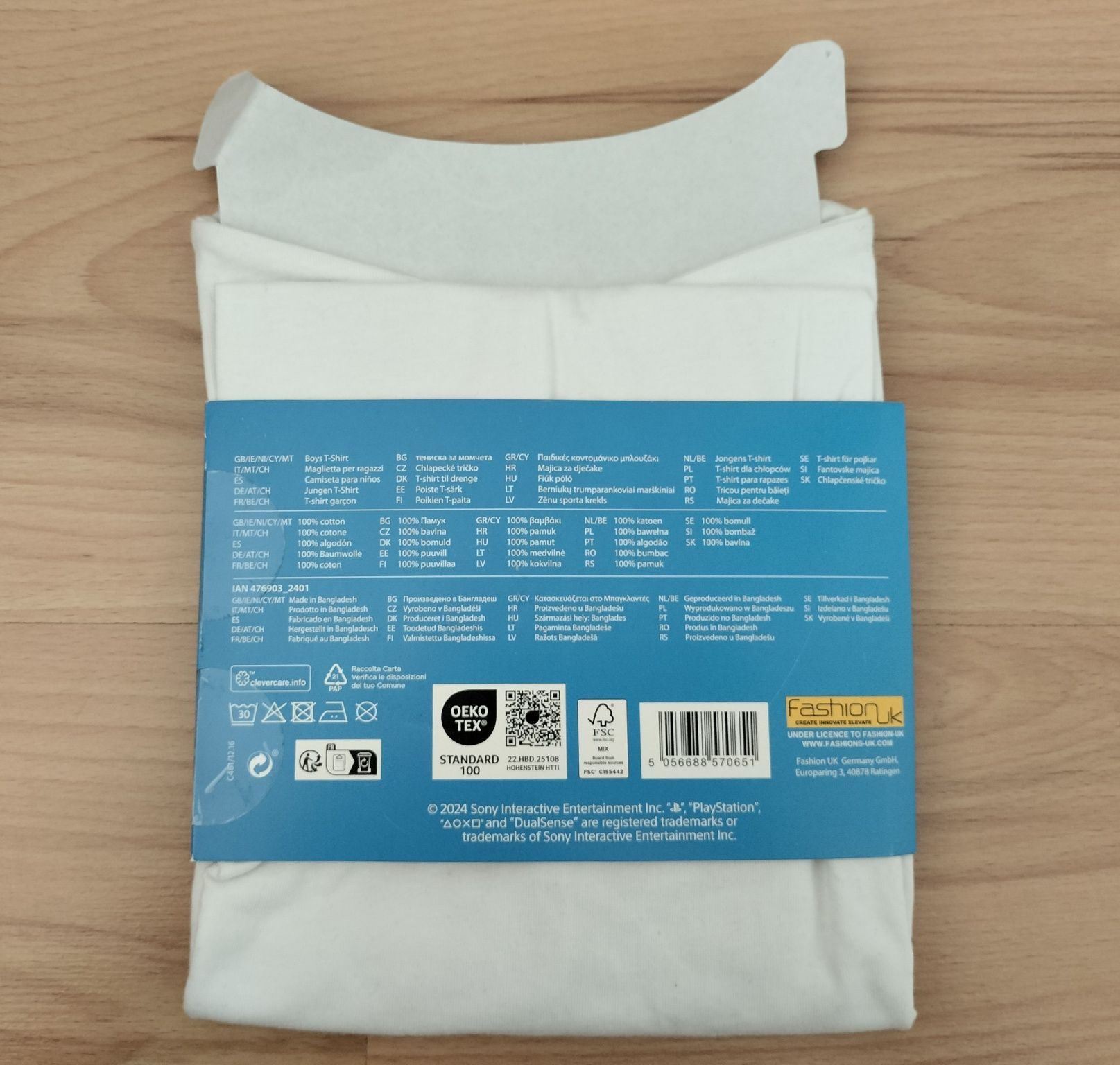 T-shirt / Koszulka dla chłopców PlayStation - rozmiar 134/140