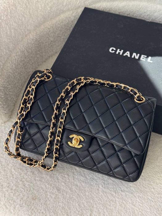 Сумка Chanel lux в коробці чорний колір