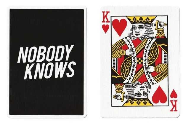 Baralho de Cartas Nobody Knows