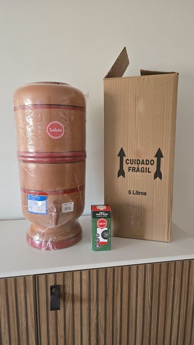 Filtro de barro 6 litros novo