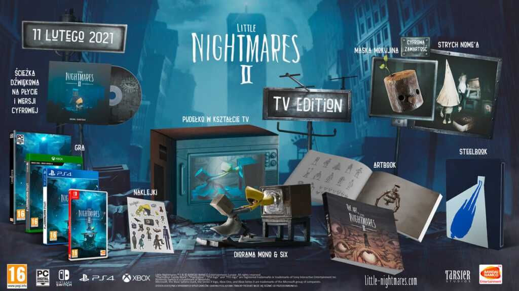 Little Nightmares 2 II TV Edition Nintendo Switch UNIKAT IDEAŁ