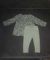 Komplet bluzka i legginsy r. 74