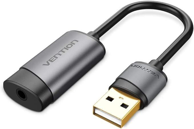 vention zewnętrzna  karta dźwiękowa usb adapter