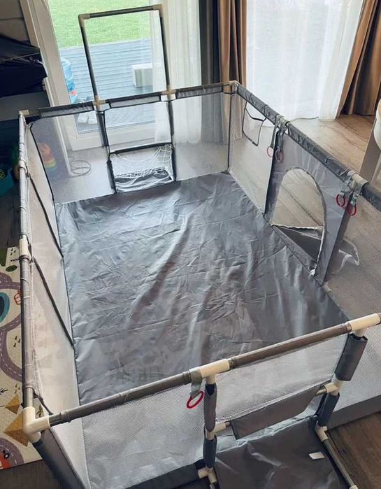 Манеж дитячий ігровий з воротами великий новий