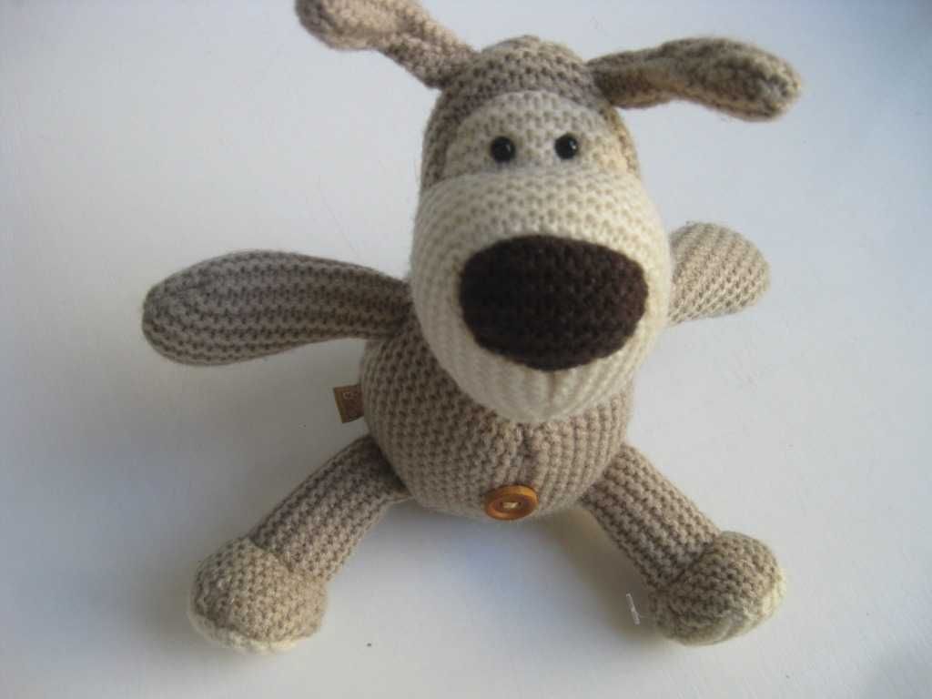 BOOFLE pies piesek maskotka z guzikiem sweterkowa sweterkowy ORYGINAŁ