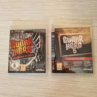 Dwie gry Guitar Hero 5 i Warriors of Rock  na konsolę Sony PlayStati