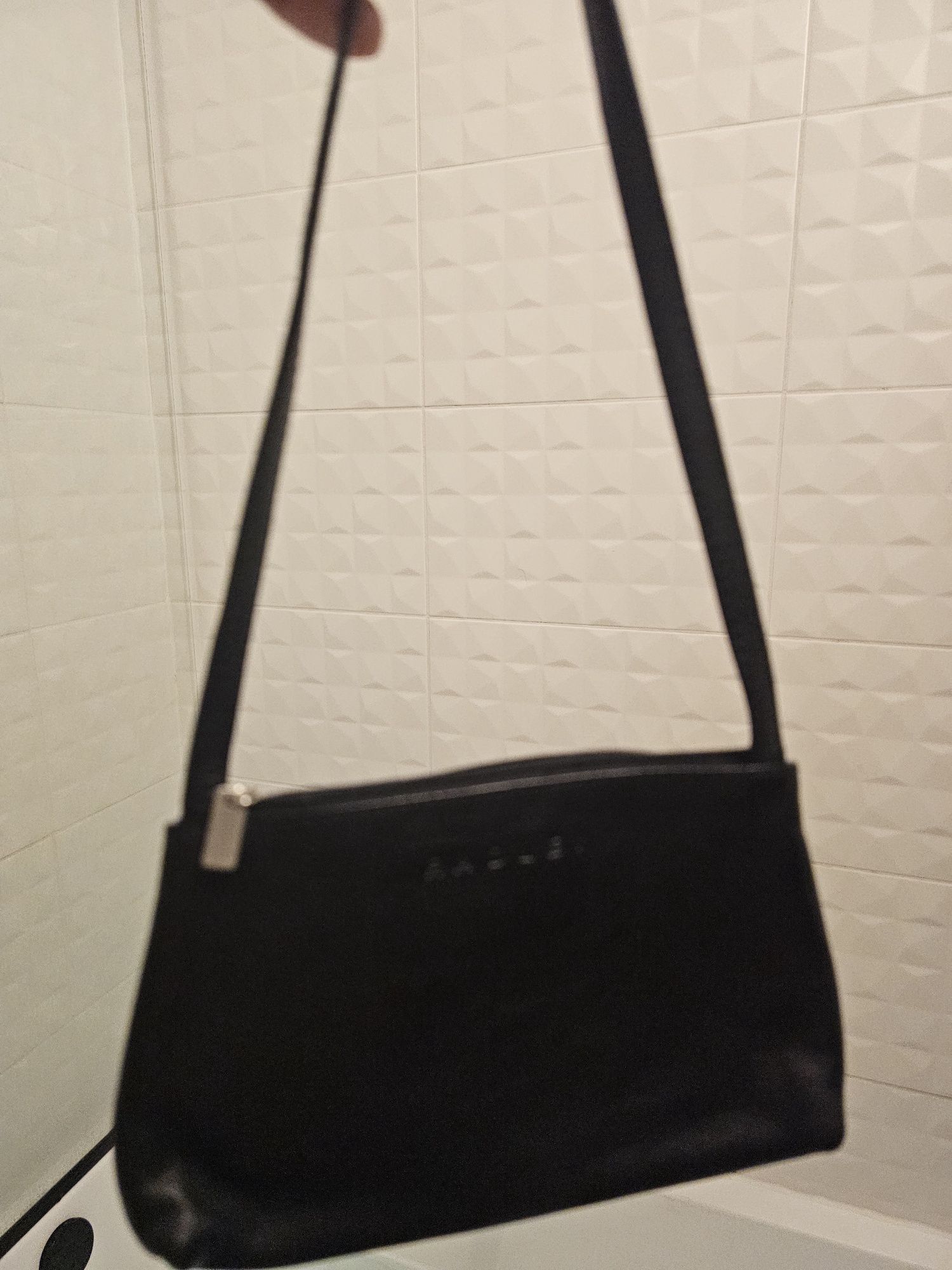 Radley torebka Black Leather Party Occasion Handbag Clutch