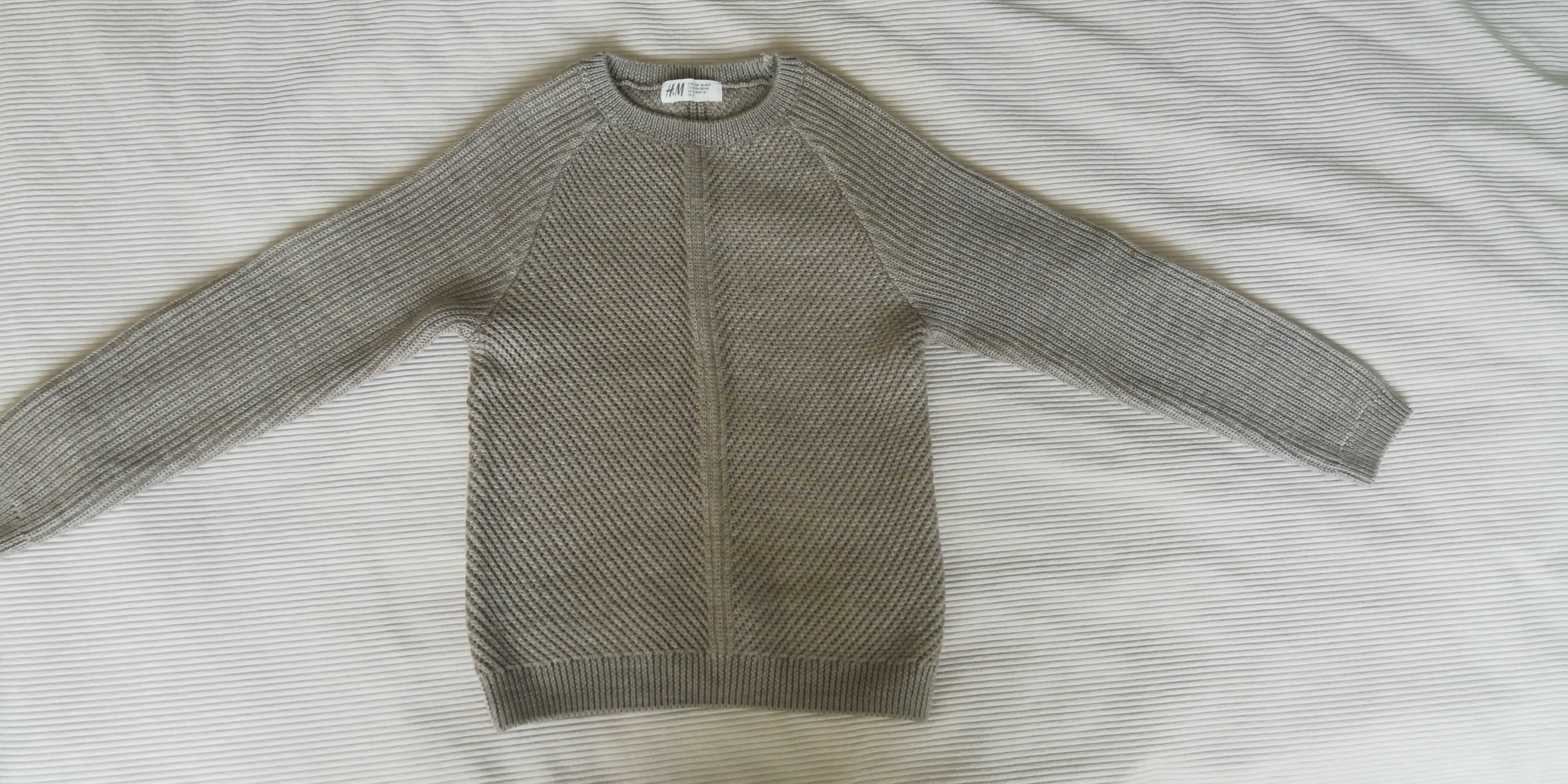 Sweter wełna merino 122/128