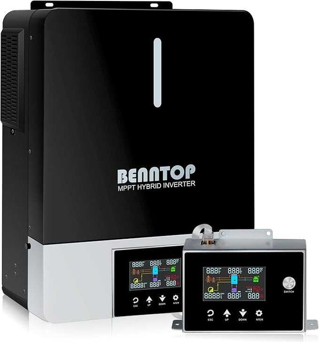 Гібридний інвертор BENNTOP 3600 Вт 24 В постійного струму