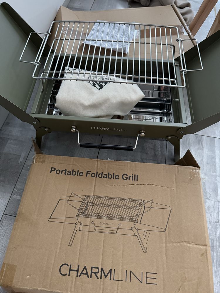 Nowy grill charmline walizka