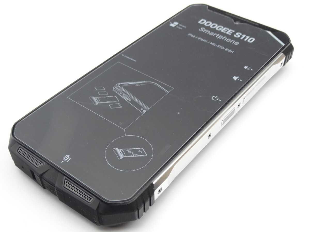 Smartfon DooGee S110 Pancerny 12+10/256GB 10800mAh Srebrny Pancerny