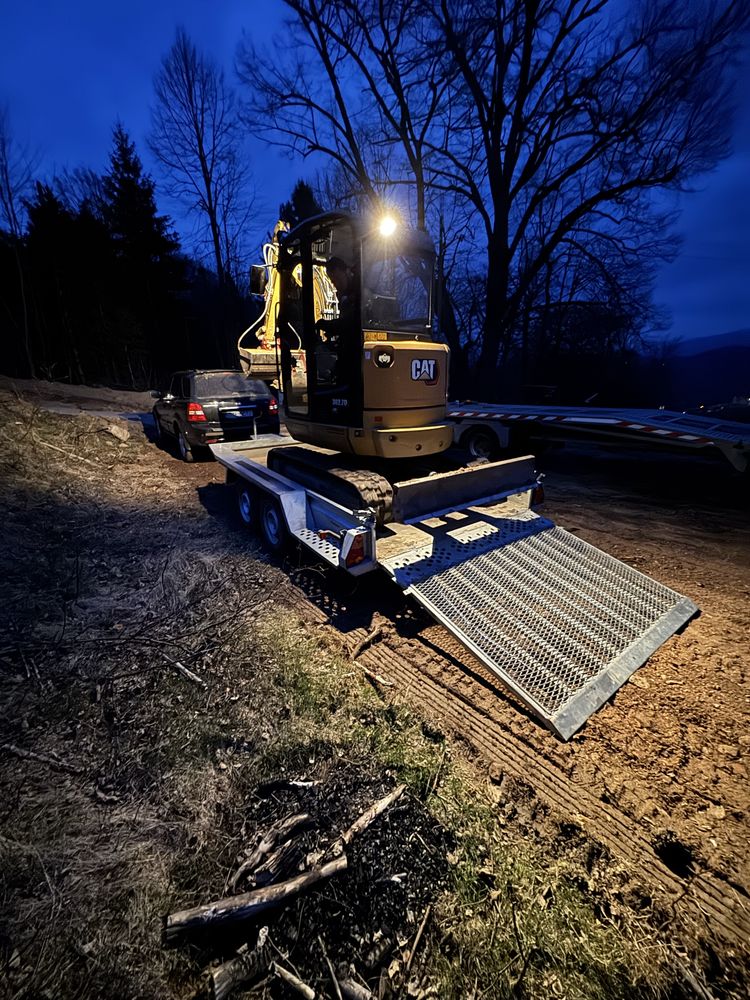 Pomoc drogowa, Transport Busow maszyn motocykli koparek traktorow