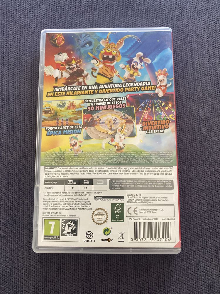 Jogo Rabbids Party Of Legends Nintendo Switch Usado