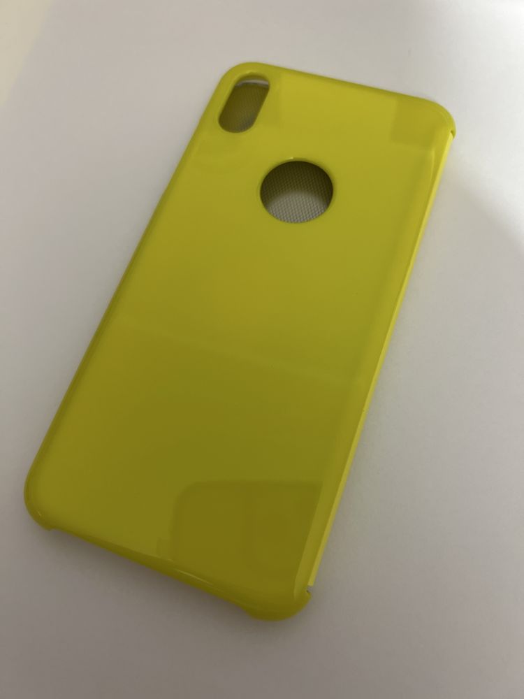 Etui Clear View iphone xs max | żółte