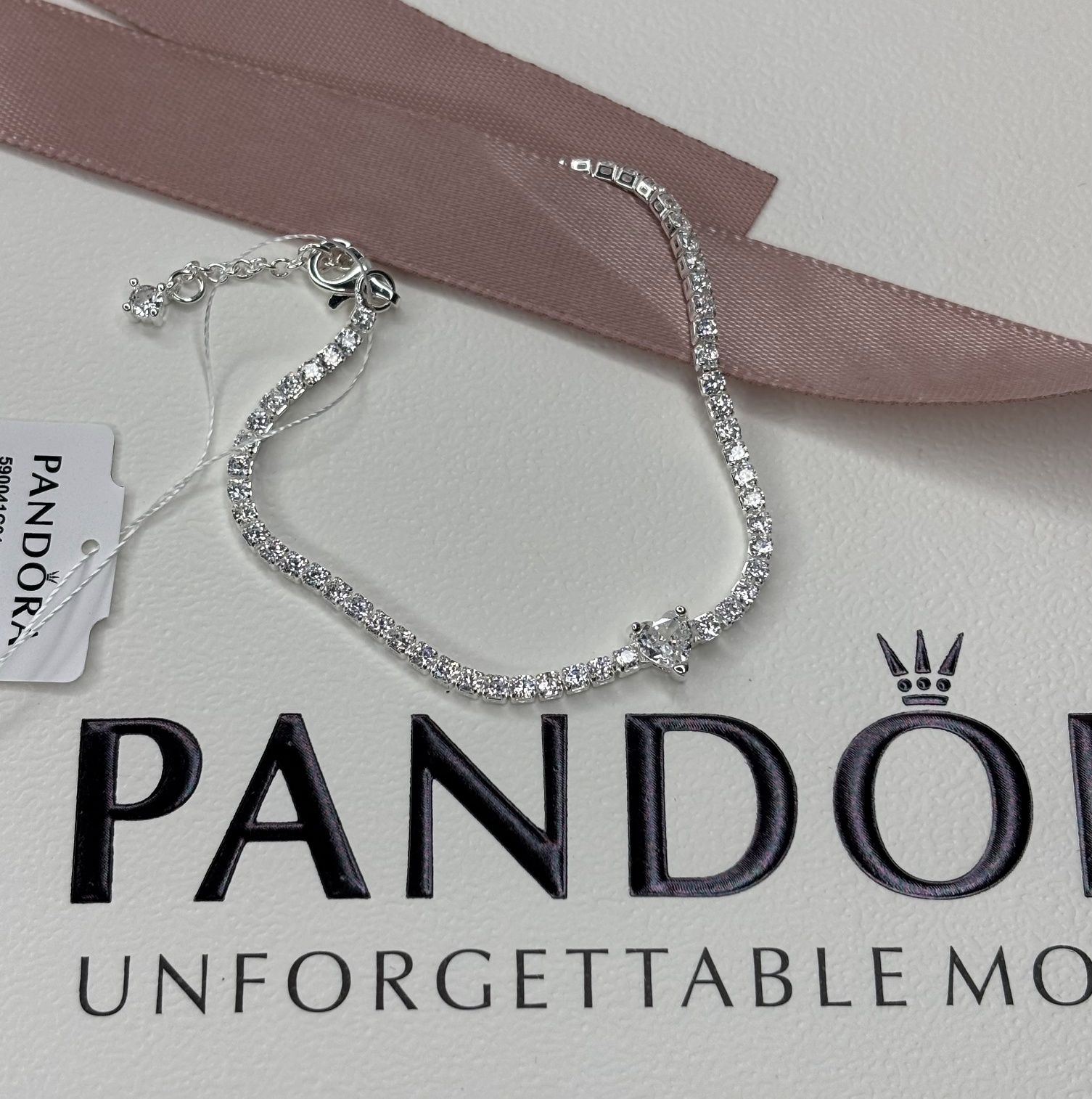 Браслет Пандора Pandora Червоне серце, Біле серце, Рожеве серце