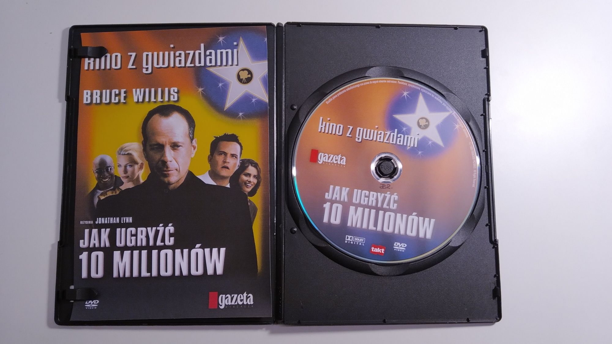 2xDVD Jak ugryźć 10 milionów 1 i 2 Bruce Willis czarna komedia