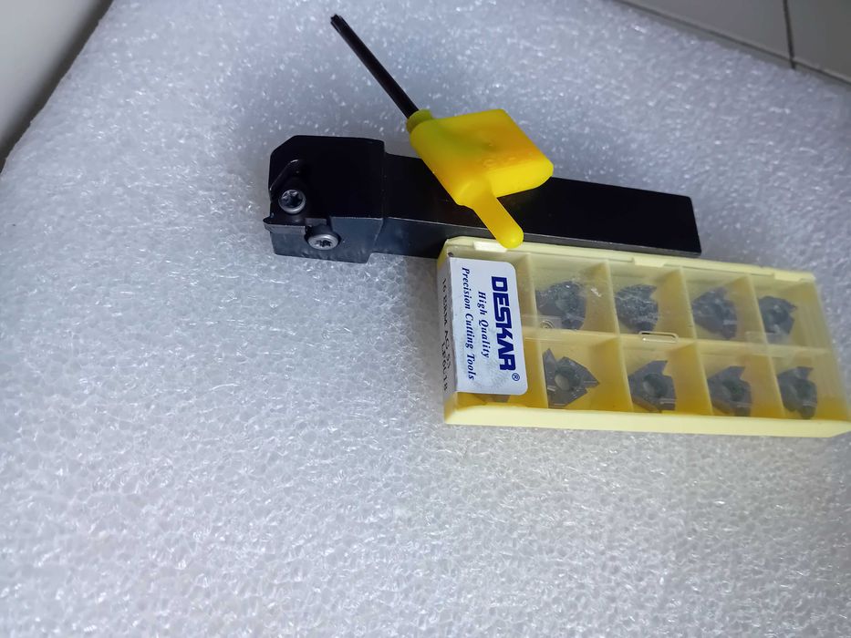 Suporte de pastilhas p/ torno de 16mm + 10 pastilhas