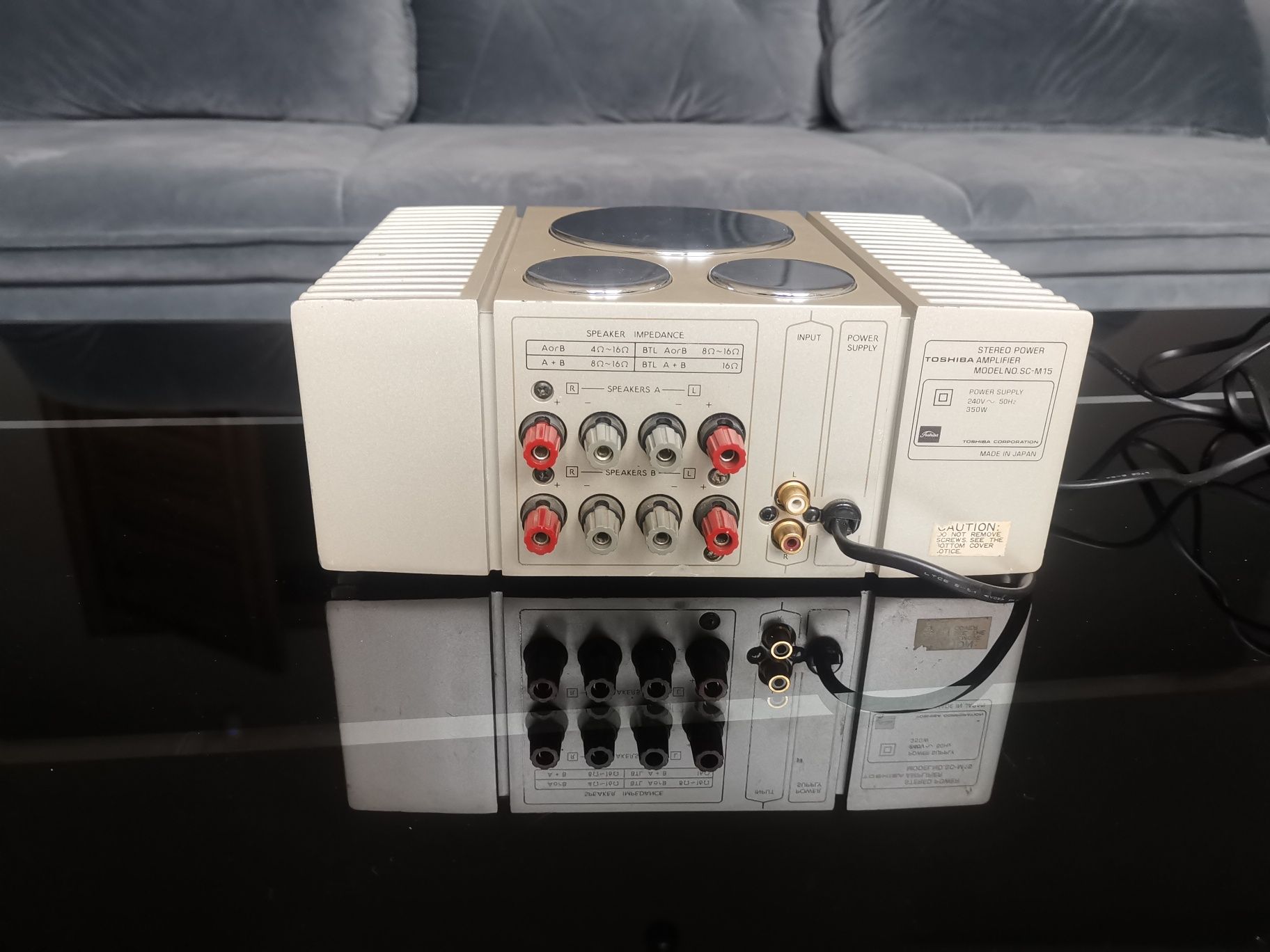 Wzmacniacz końcówka mocy Toshiba Aurex SC-M15