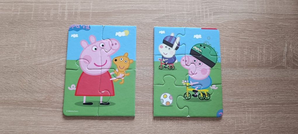 Puzzle świnka Peppa George pilot