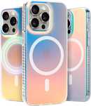 Etui do iPhone’a 15 Pro Kompatybilne z Magsafe] – Opalizujący holo