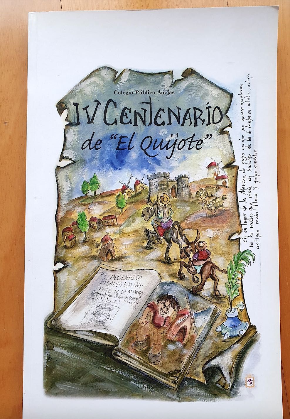 Livro comemorativo - D. Quixote