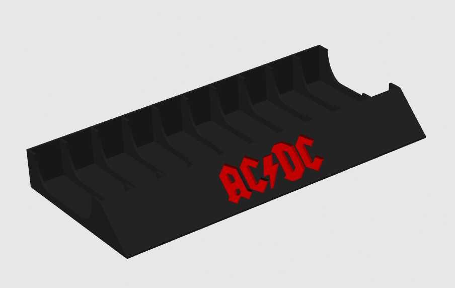 Stojak podstawka na kasety magnetofonowe ACDC AC/DC