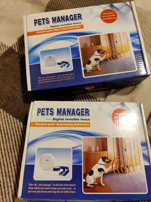 Электро ошейник/барьер; на лай; с пультом